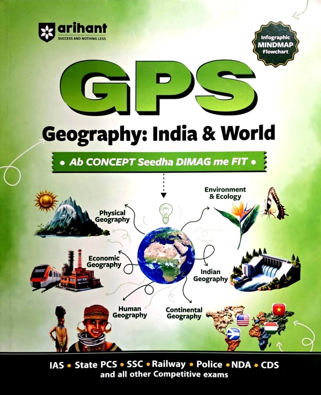 Arihant GPS Geography, Indian & world Eng.m