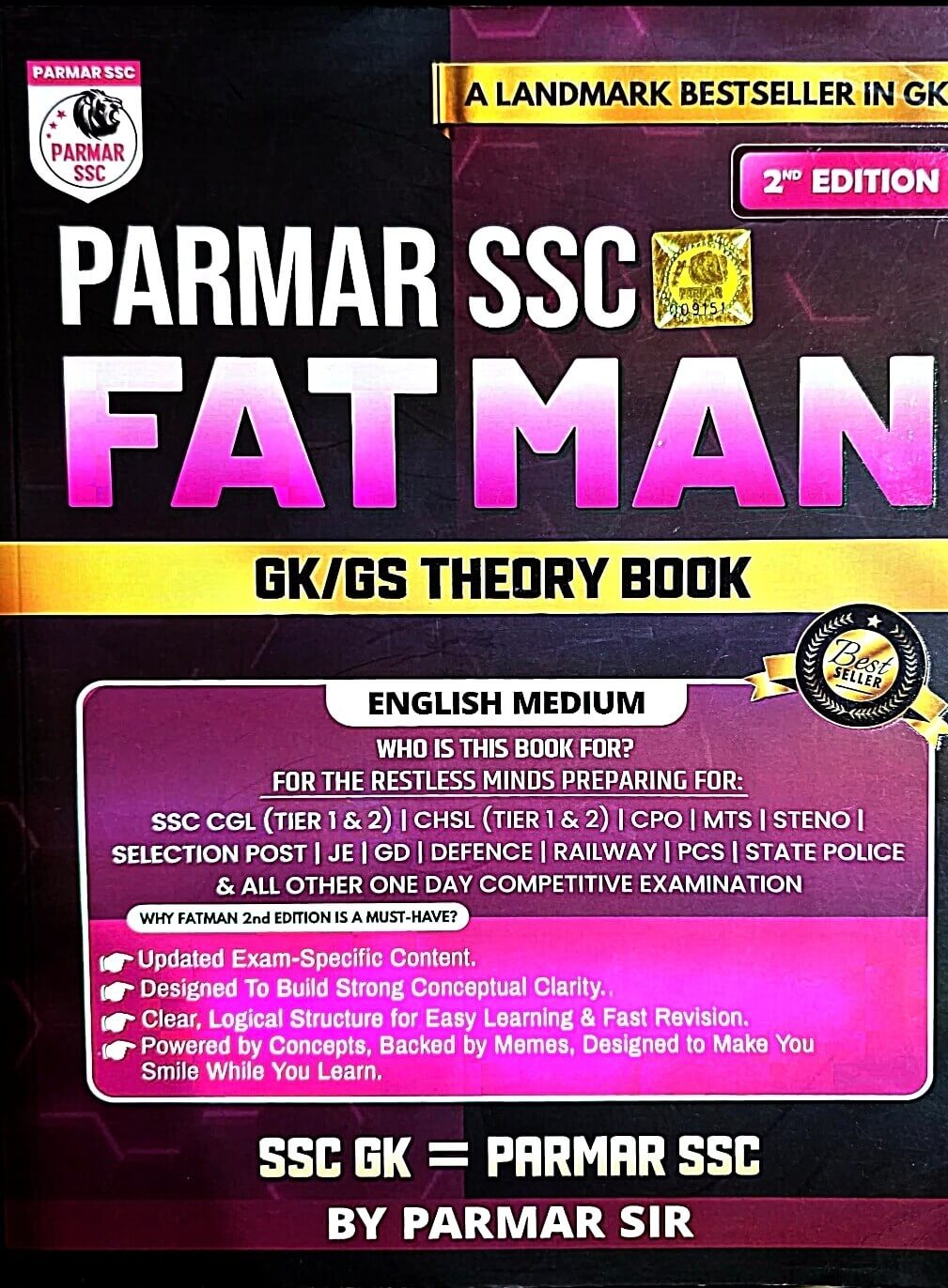 Parmar SSC Fatman GK GS Theory, Hin.m