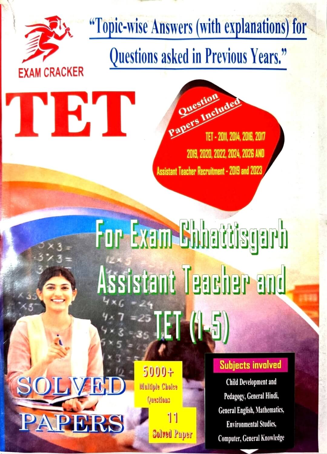 Exam Cracker TET & Assistant Teacher 1 to 5, Solved Paper Eng.m
