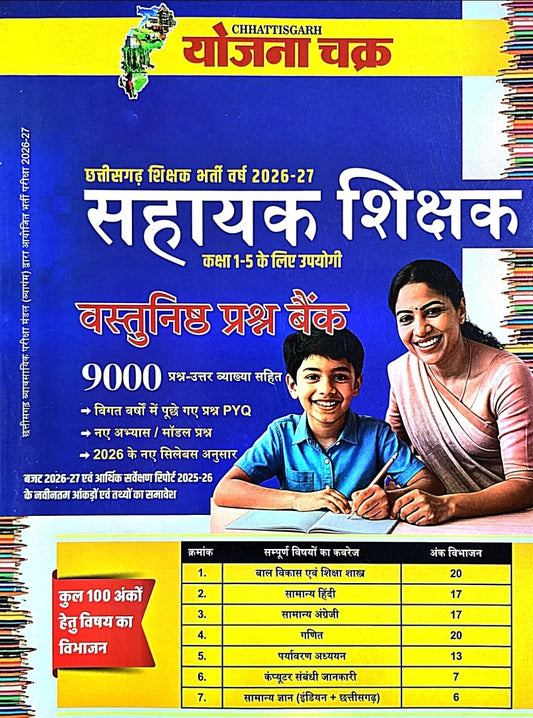 Yojana Chakra Sahayak Sikshak 1 - 5, Vastunishth Prashn Bank